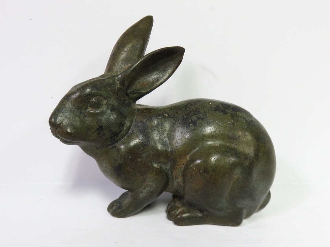 Bronze Rabbit Figurine