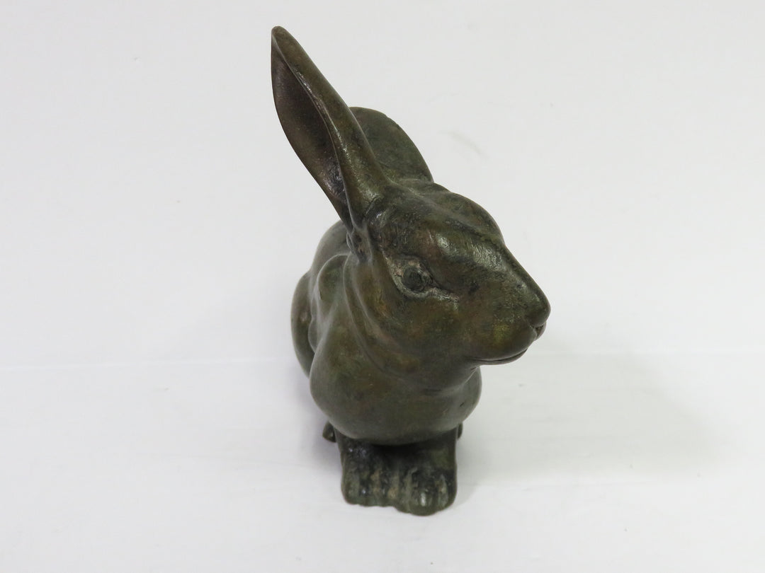 Bronze Rabbit Figurine