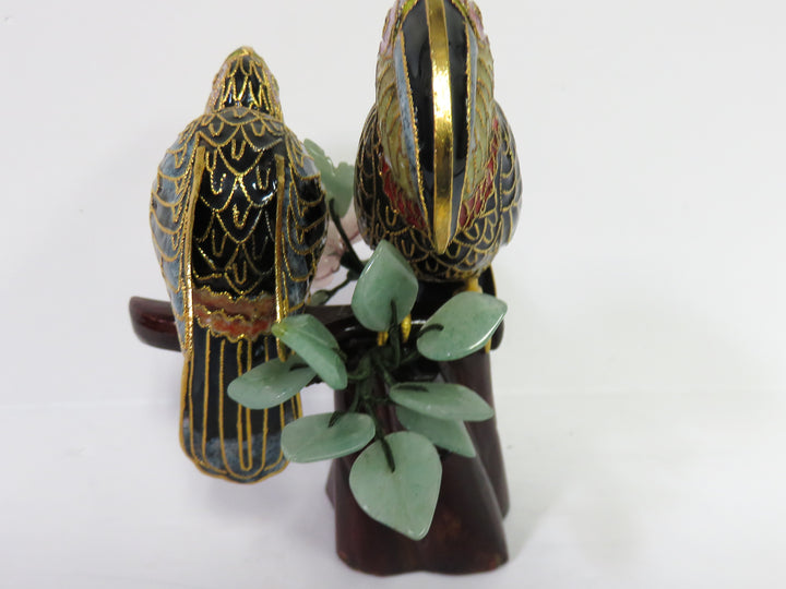 Cloisonne Tucan Figurines