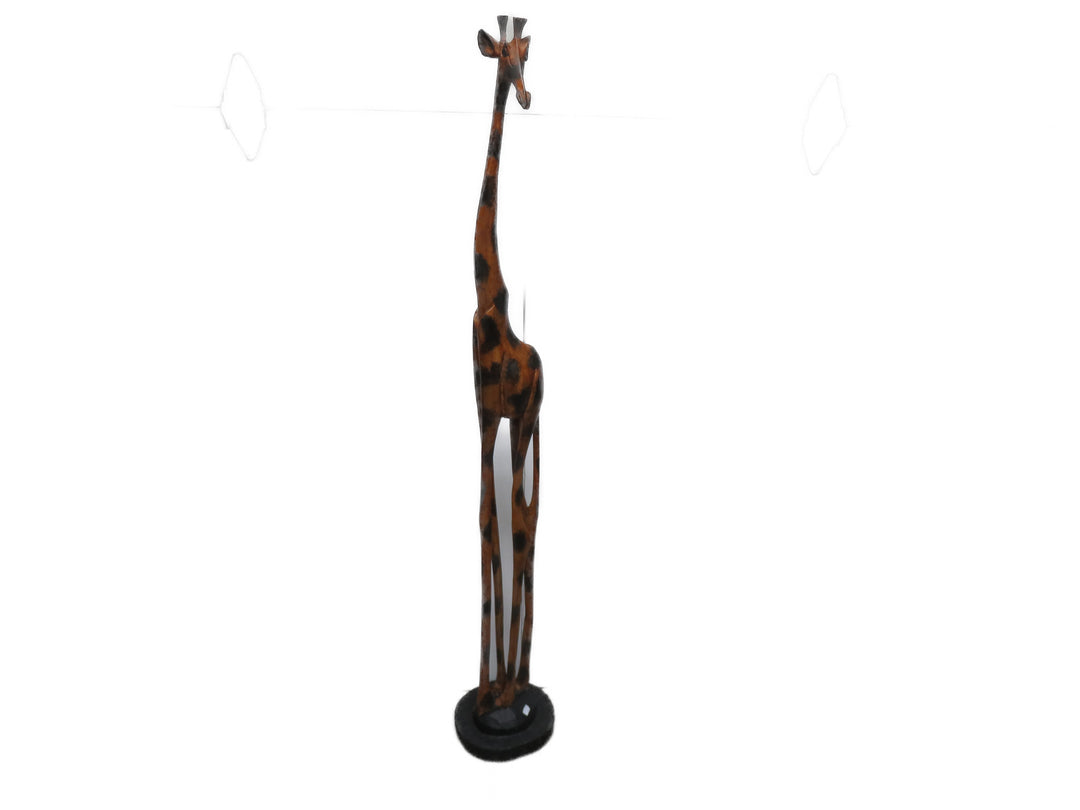 Tall Wooden Giraffe