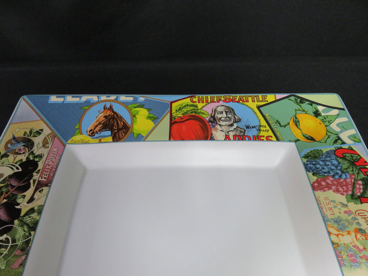 Sakura Retro Square Platter