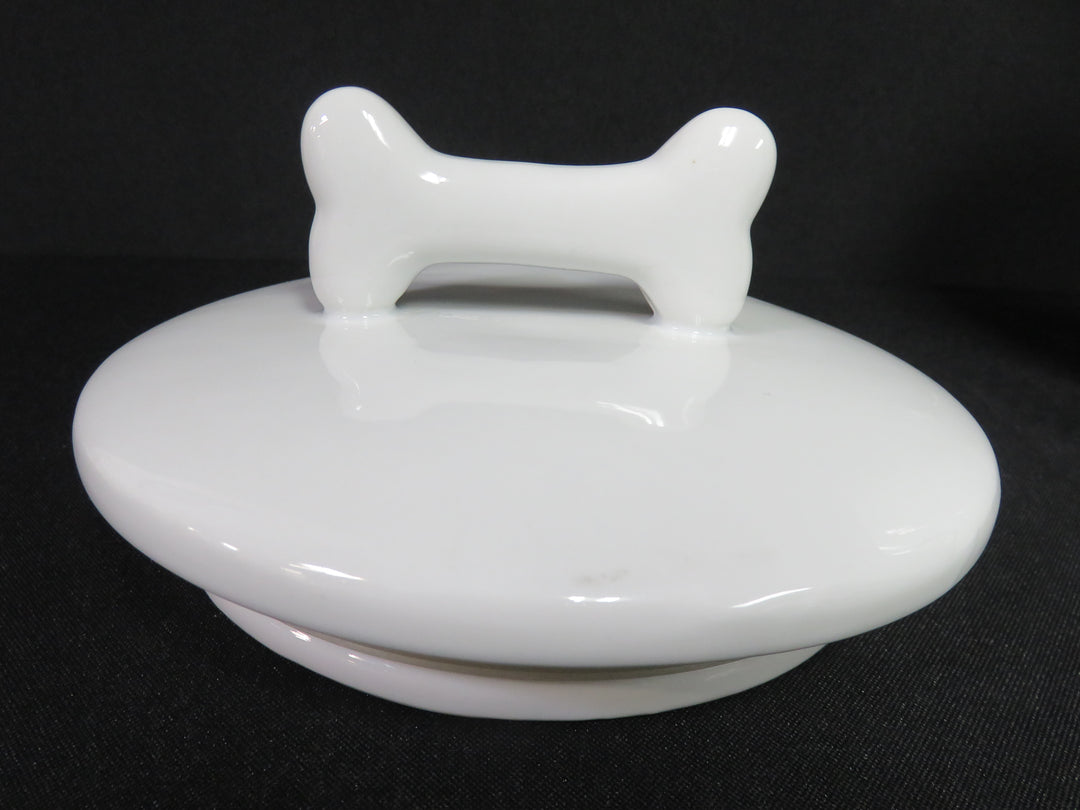 Crate & Barrel "Woof" Canister