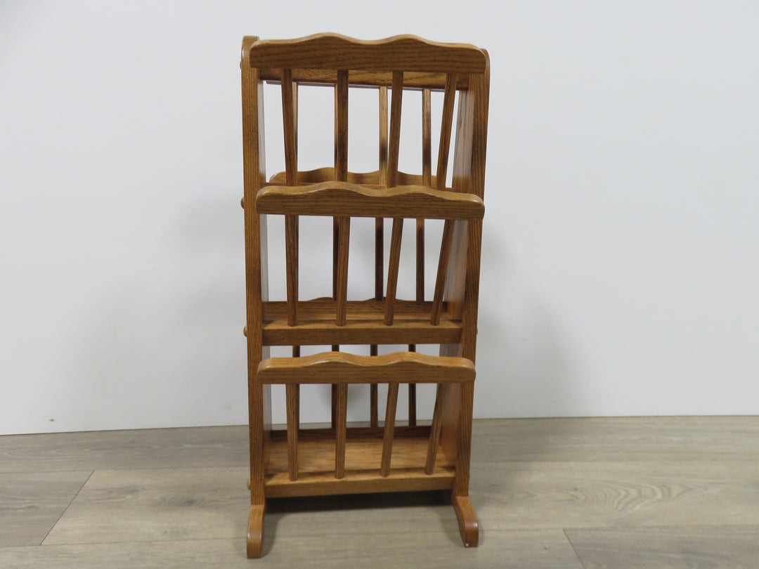 Oak Magazine Rack