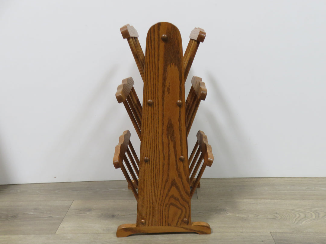 Oak Magazine Rack
