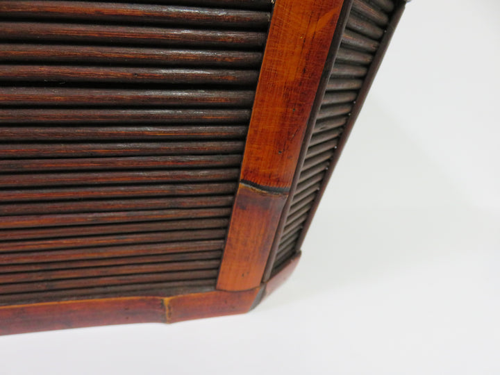 Vintage Bamboo Bin