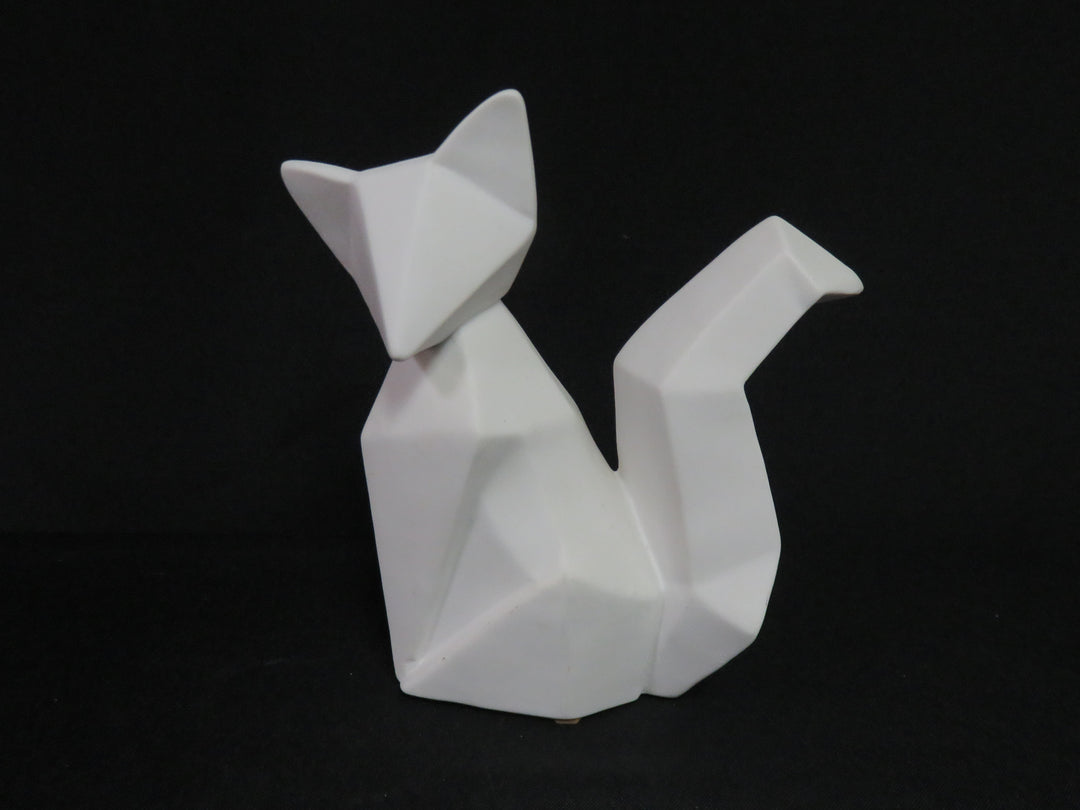 Origami Type Bisque Sculpture