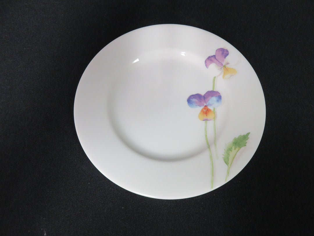 Crate & Barrel Floral Appetizer Plates