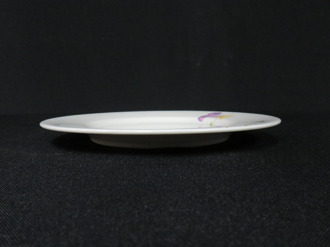 Crate & Barrel Floral Appetizer Plates
