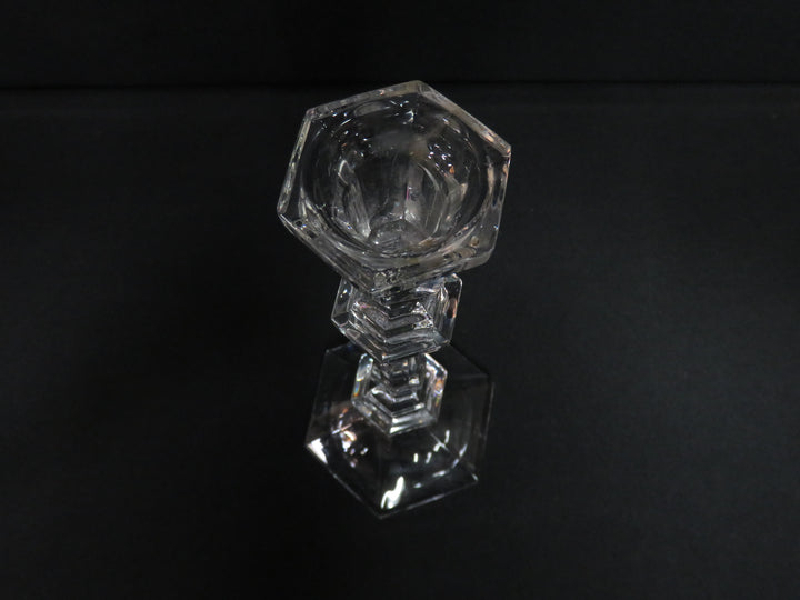 Pair Glass Candlesticks