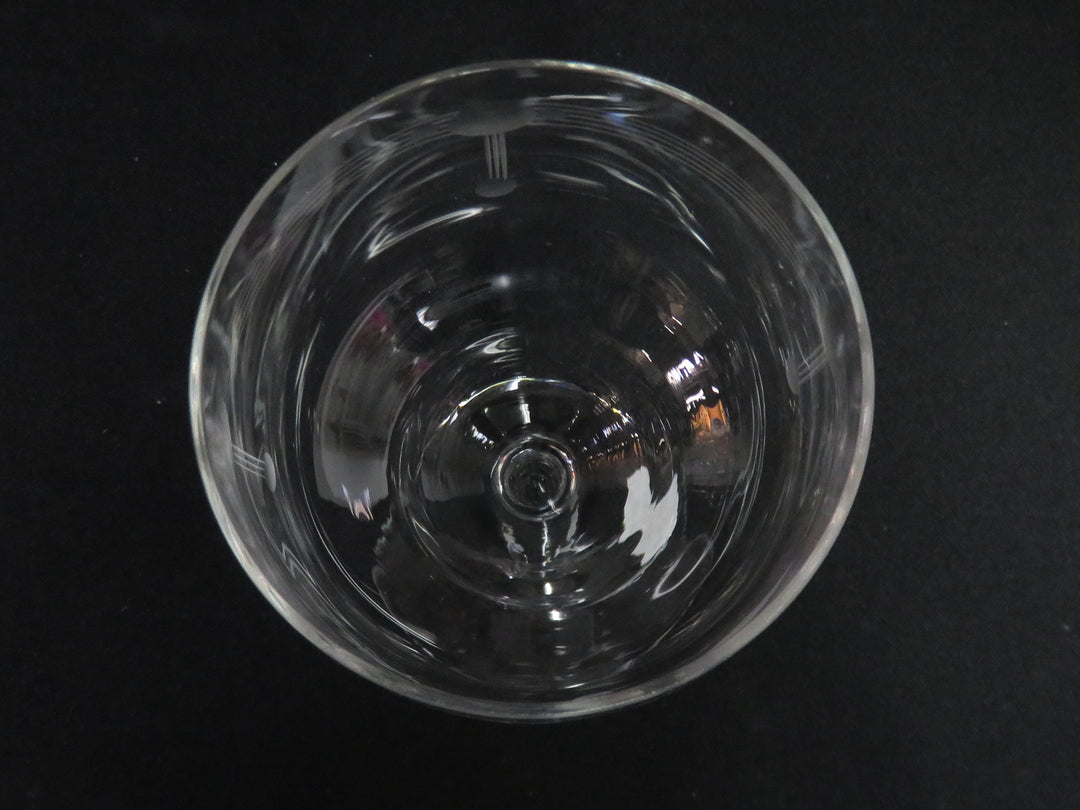 Art Deco Motif Wine Glasses