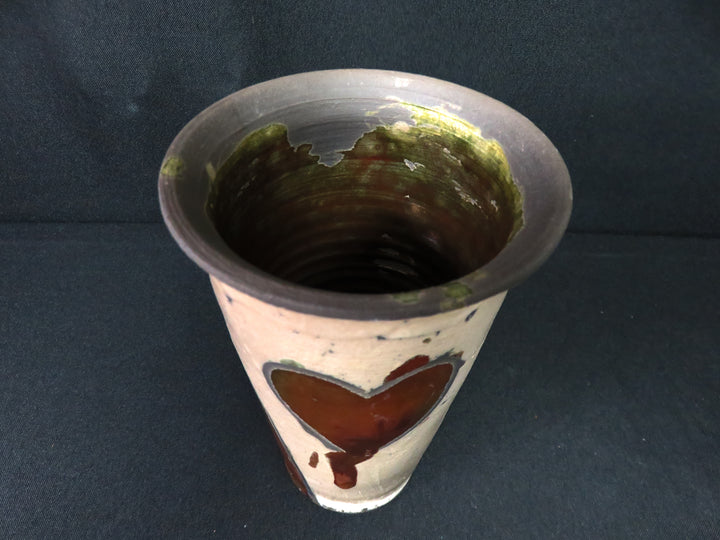 Heart Motif Vase