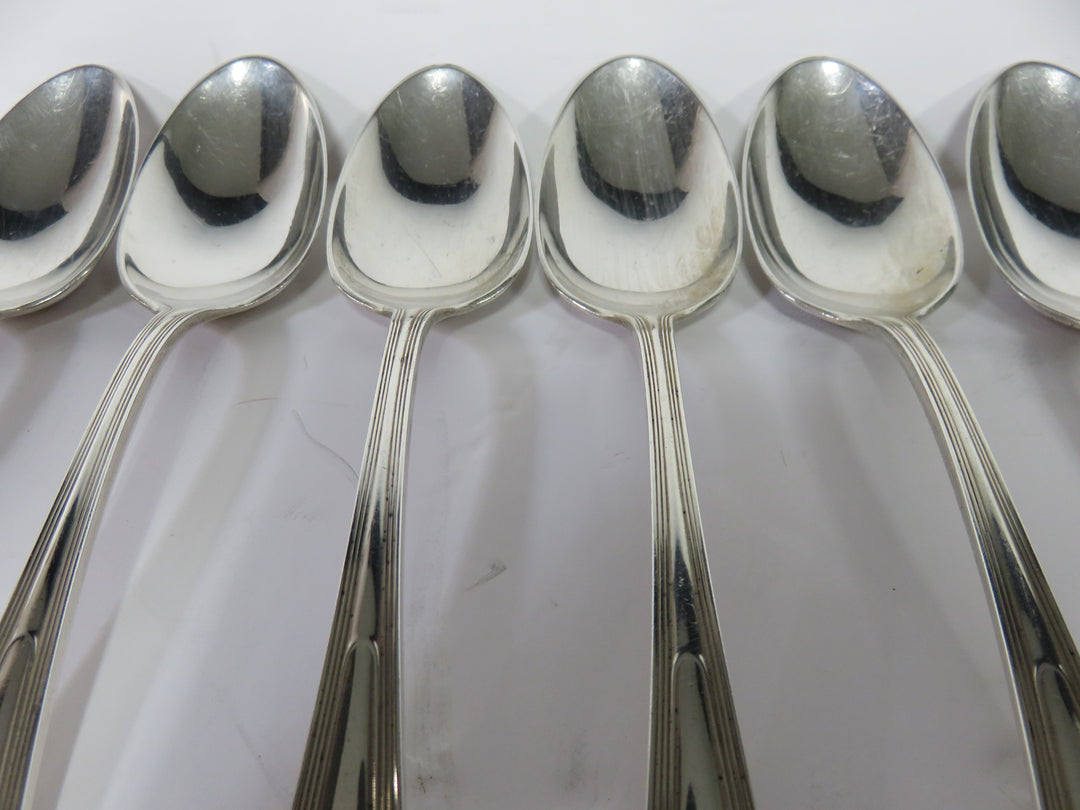 Six Sterling Silver Spoons