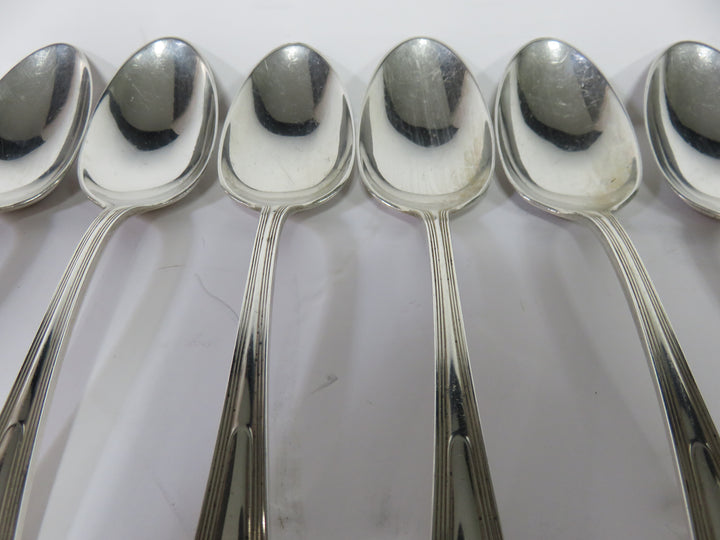 Six Sterling Silver Spoons