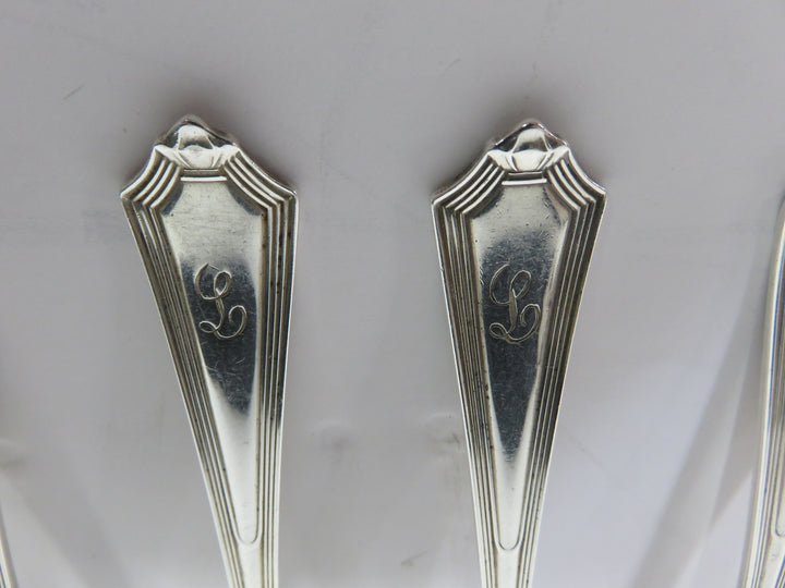Six Sterling Silver Spoons