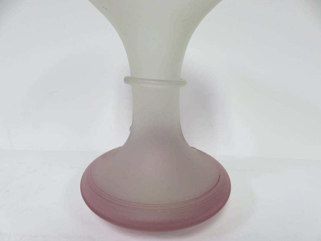 Frosted Glass Vase