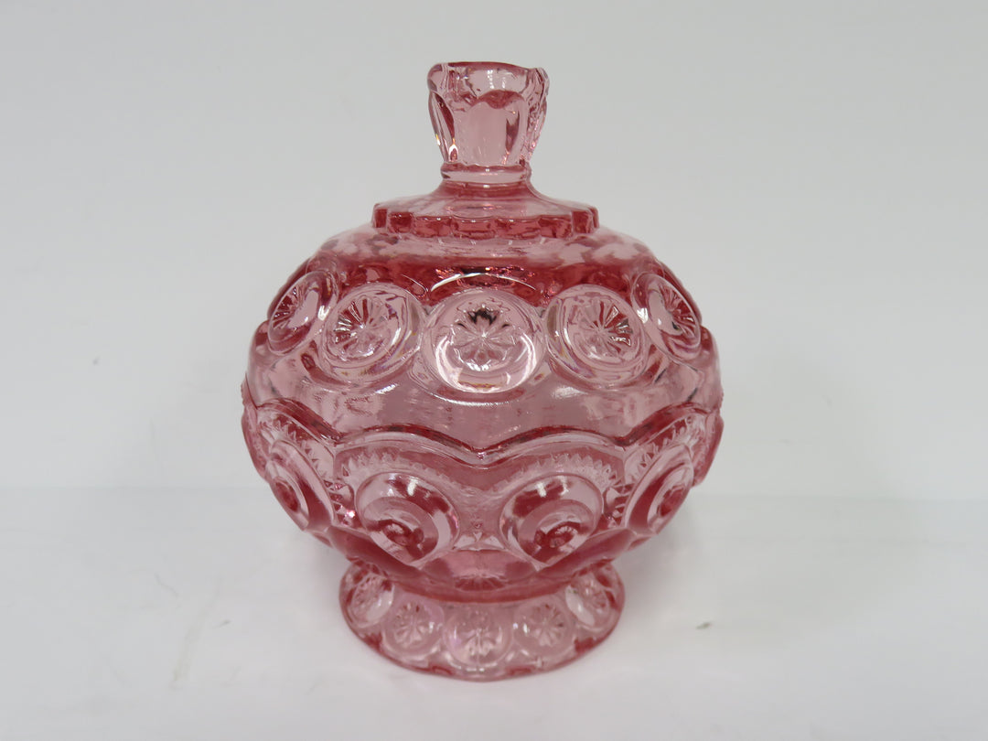 Pink Glass Candy Dish