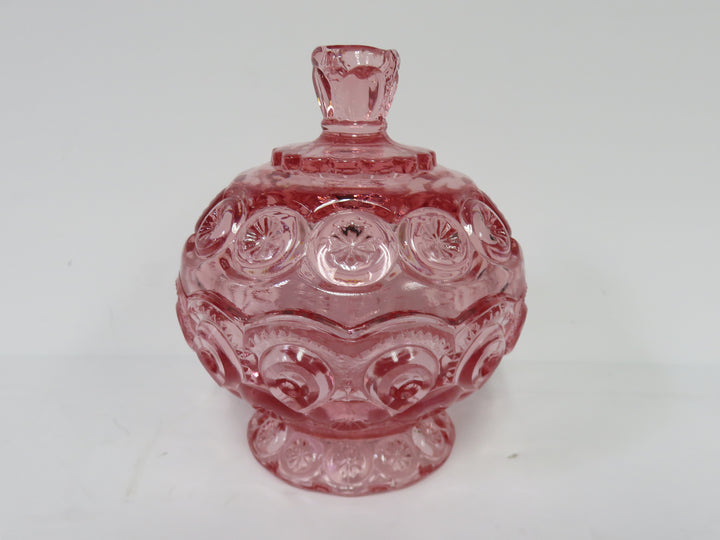 Pink Glass Candy Dish