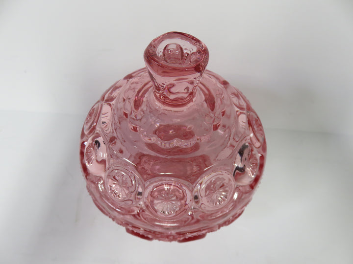 Pink Glass Candy Dish