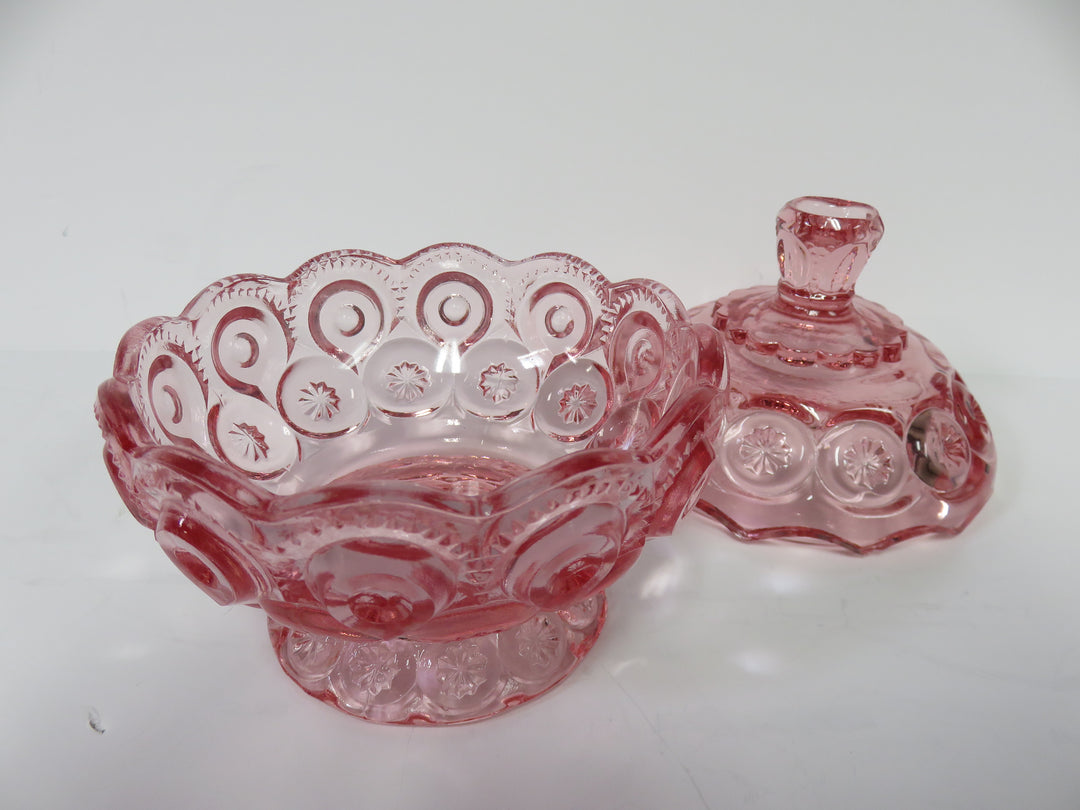 Pink Glass Candy Dish