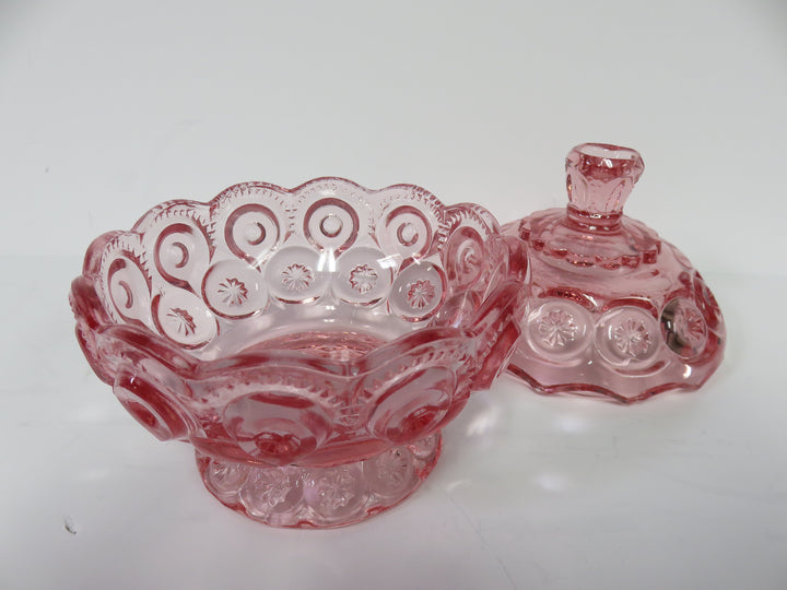 Pink Glass Candy Dish