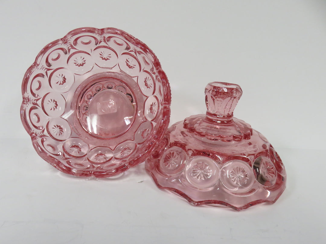Pink Glass Candy Dish