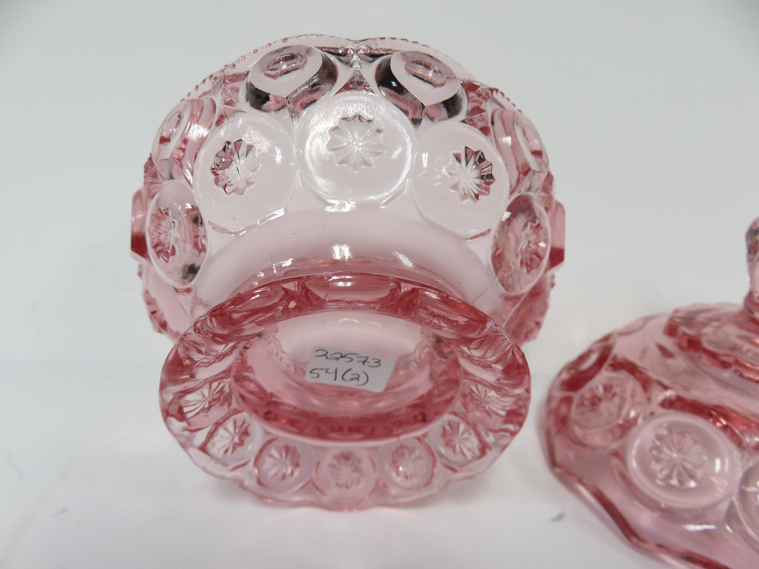 Pink Glass Candy Dish