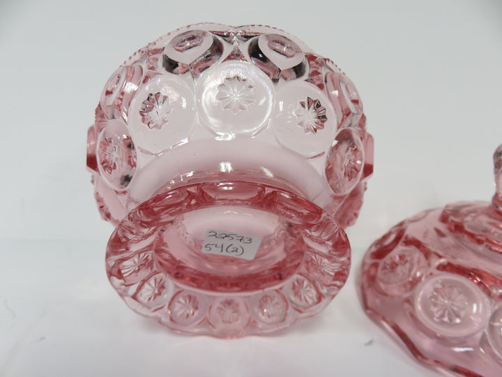 Pink Glass Candy Dish