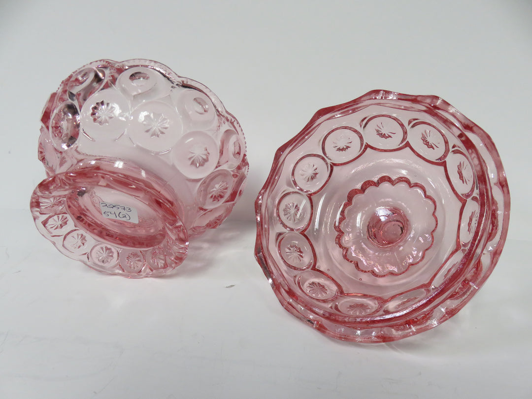 Pink Glass Candy Dish