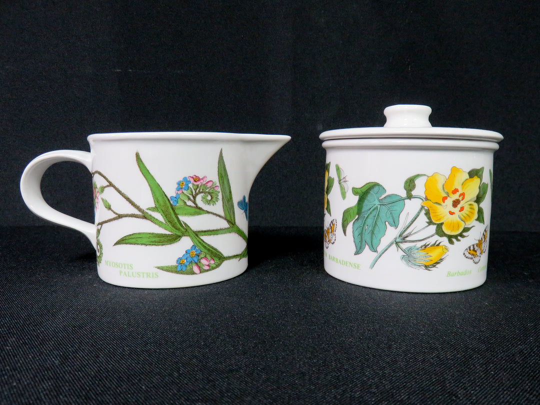 Portmeirion Cream & Lidded Sugar