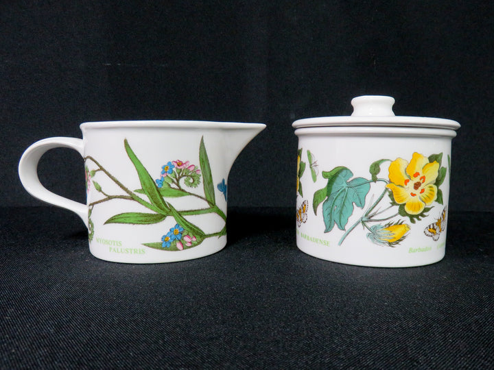Portmeirion Cream & Lidded Sugar