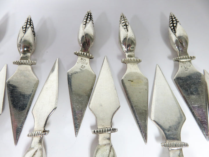 Sterling Silver Corn Holders