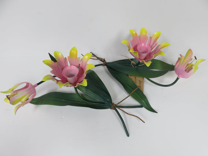 Petites Choses Toleware Candleholders