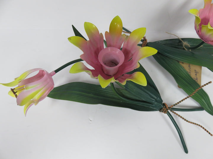 Petites Choses Toleware Candleholders
