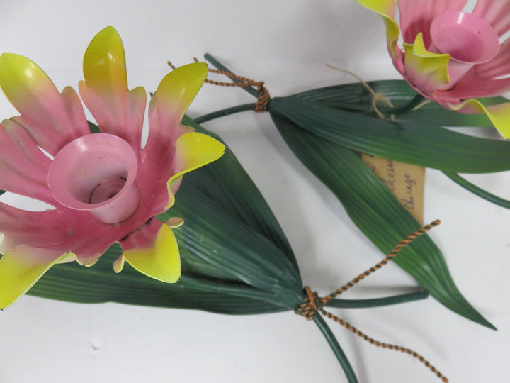 Petites Choses Toleware Candleholders
