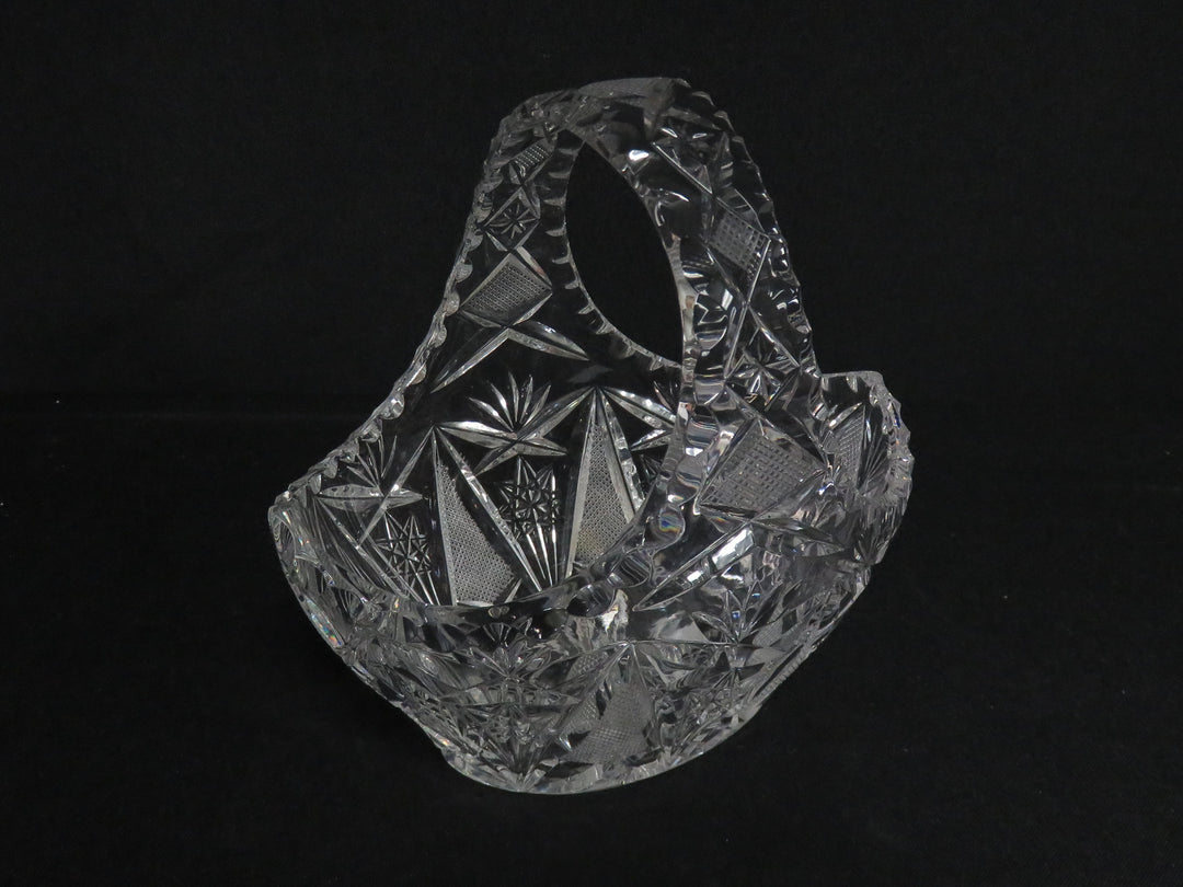 Vintage Crystal Brides Basket