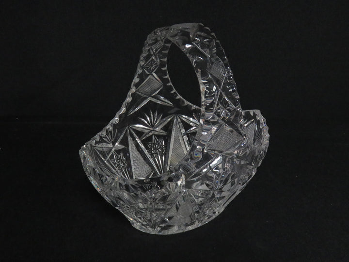 Vintage Crystal Brides Basket
