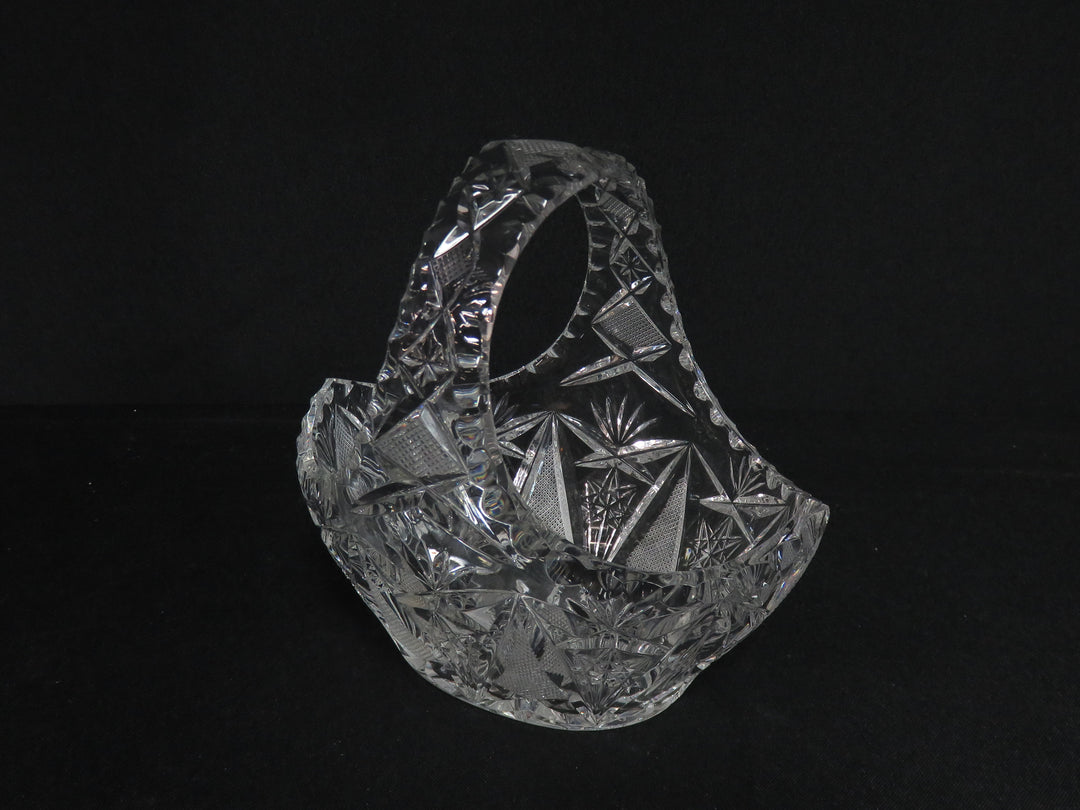 Vintage Crystal Brides Basket