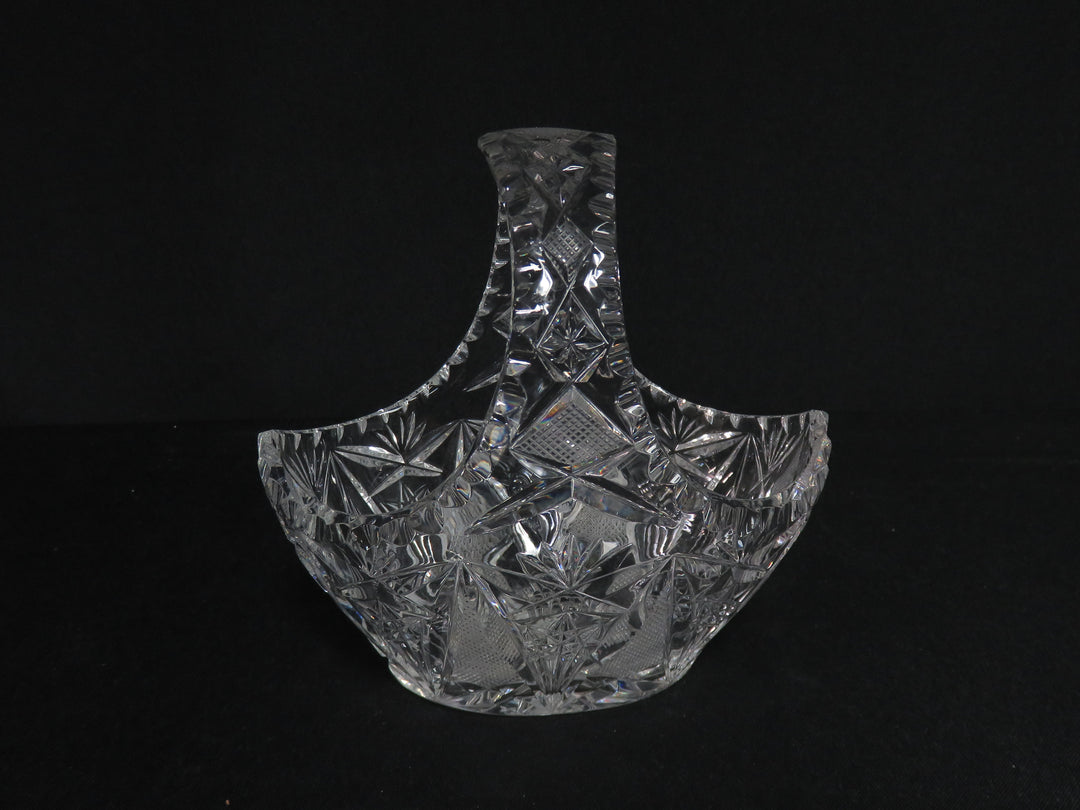 Vintage Crystal Brides Basket