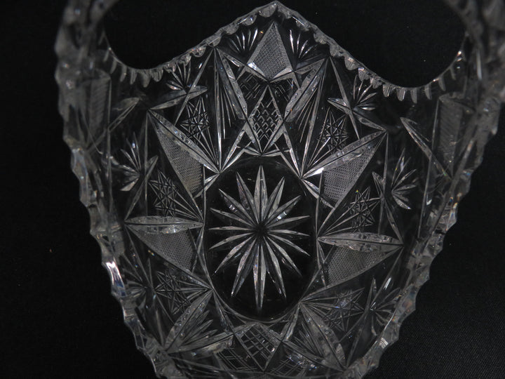 Vintage Crystal Brides Basket