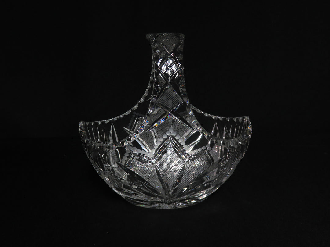 Vintage Crystal Brides Basket