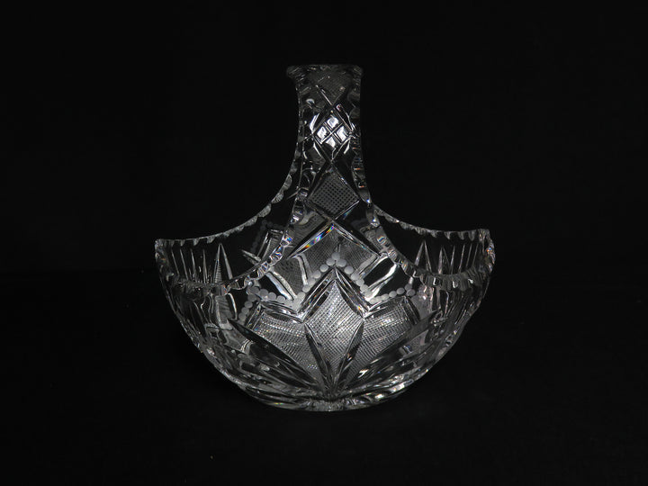Vintage Crystal Brides Basket