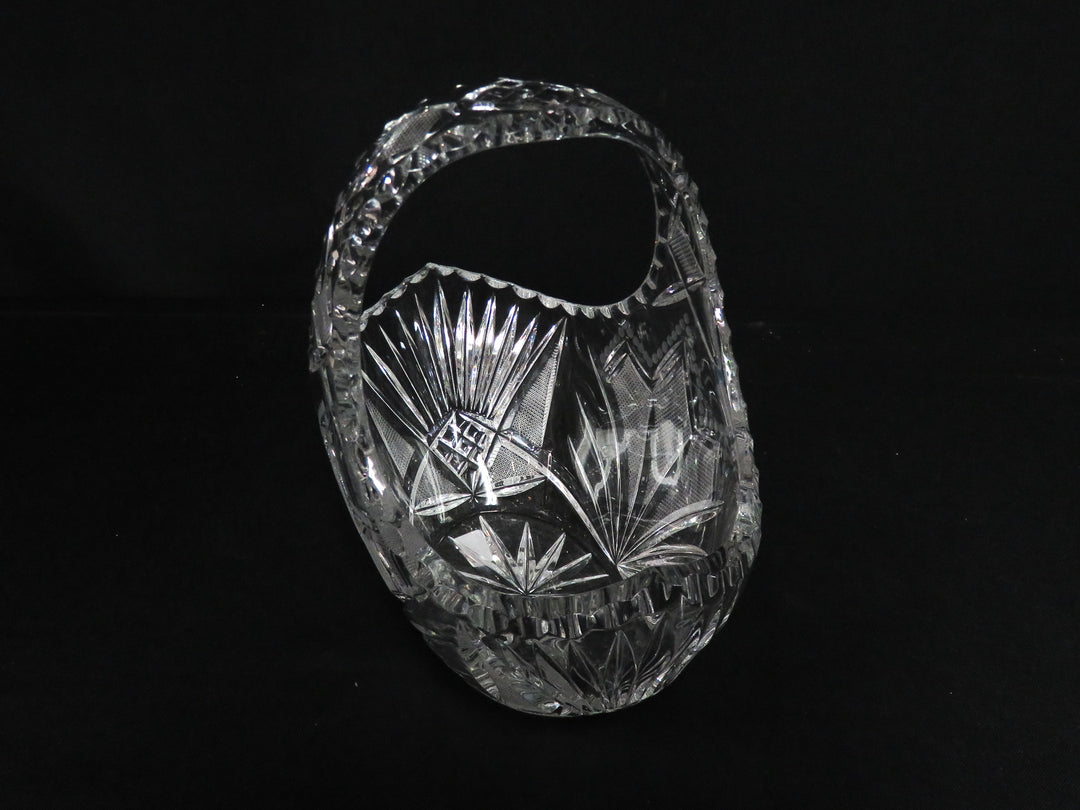 Vintage Crystal Brides Basket