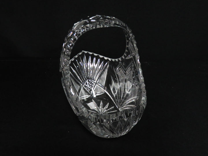 Vintage Crystal Brides Basket