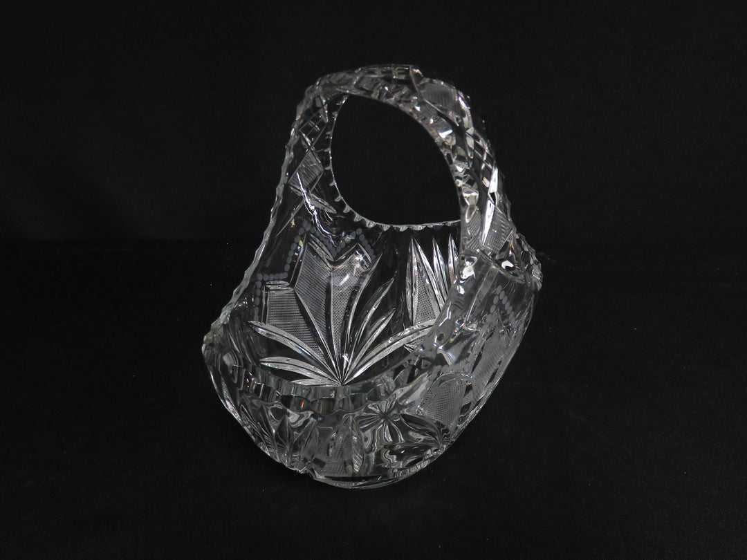 Vintage Crystal Brides Basket