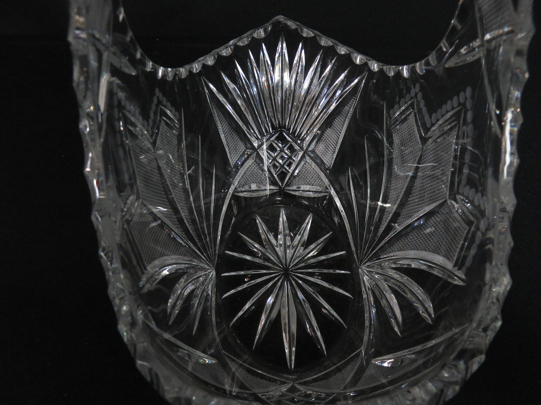 Vintage Crystal Brides Basket
