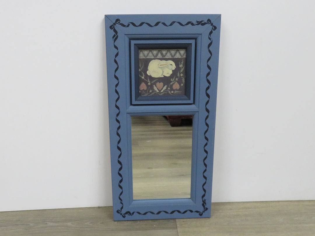 Blue Hanging Mirror