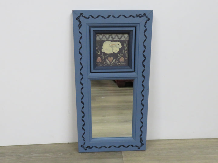 Blue Hanging Mirror