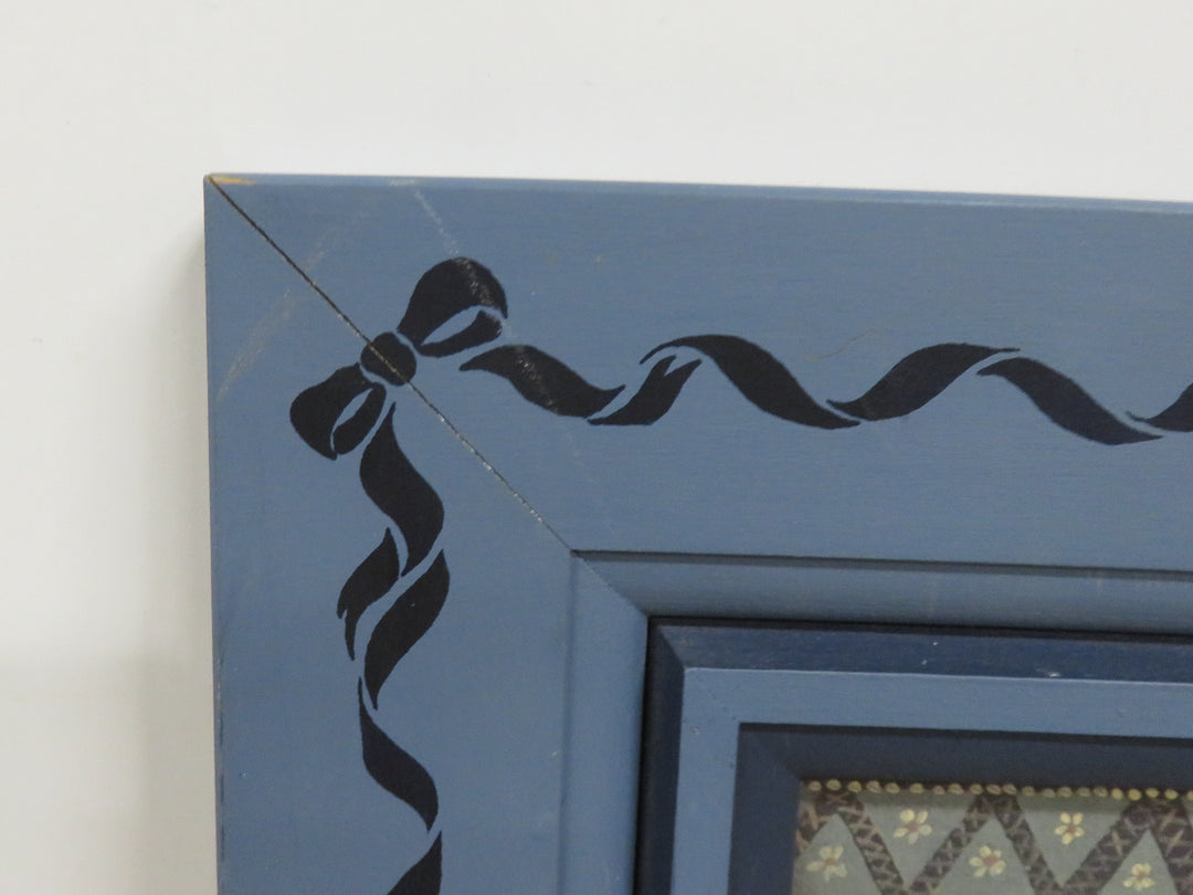 Blue Hanging Mirror