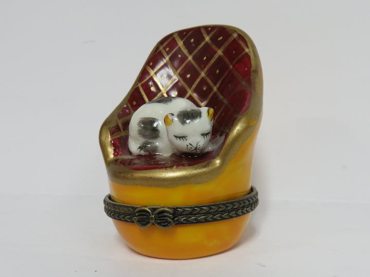 Cat on Chair Trinket Box