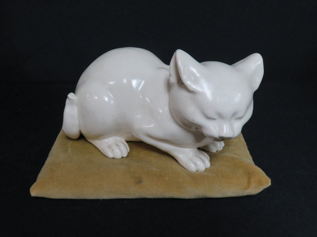 Lounging Cat Figurine